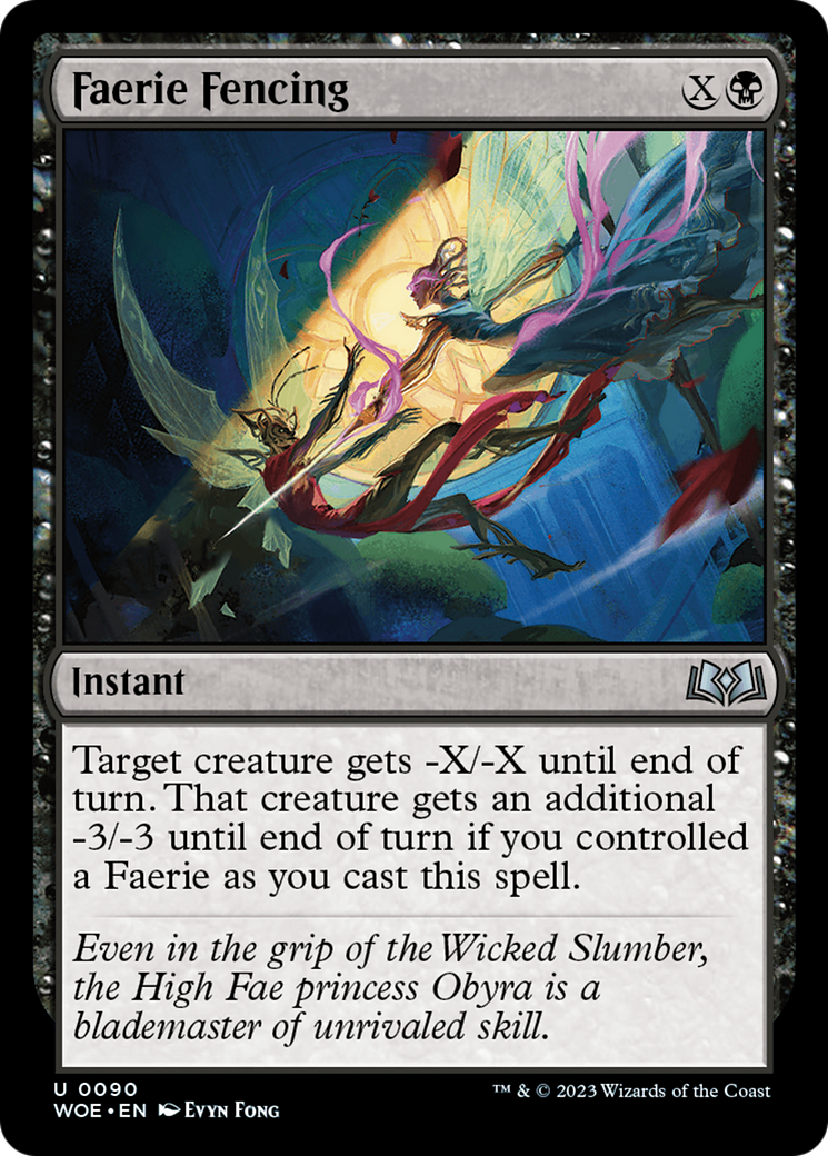 Faerie Fencing [Wilds of Eldraine]-1