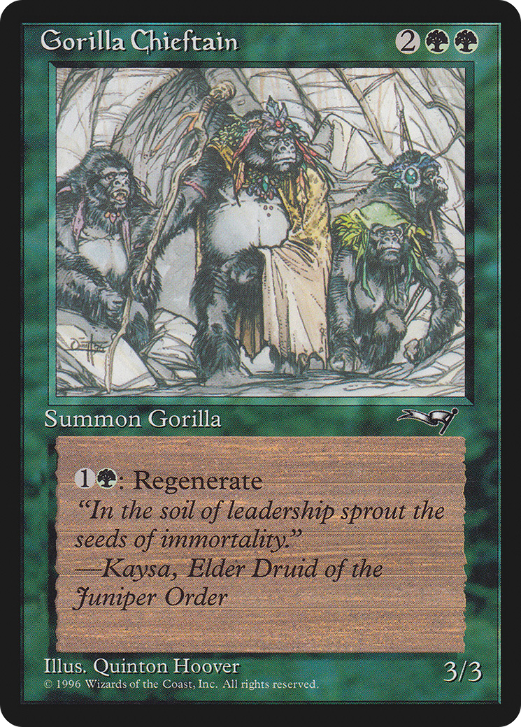 Gorilla Chieftain (Two Gorilla Art) [Alliances]-1