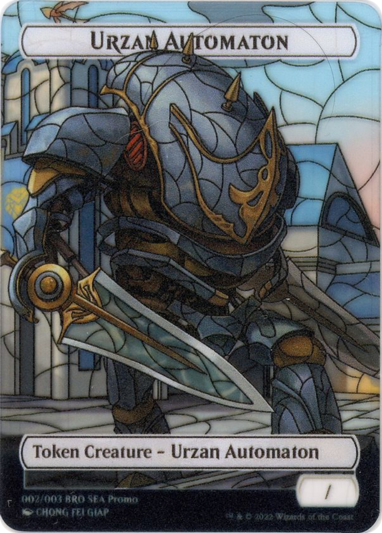 Urzan Automaton (PTBRO-002) - The Brothers' War Southeast Asia Tokens: (Full Art)-1