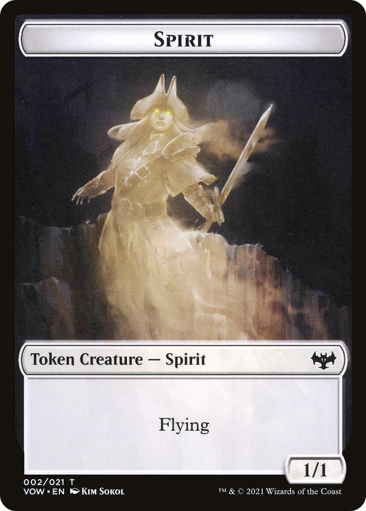 Spirit (TVOW-002) - Innistrad: Crimson Vow Tokens-1