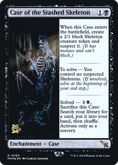 Case of the Stashed Skeleton [Murders at Karlov Manor Prerelease Promos]-1
