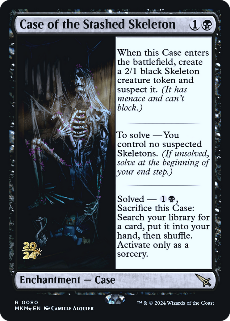 Case of the Stashed Skeleton [Murders at Karlov Manor Prerelease Promos]-1