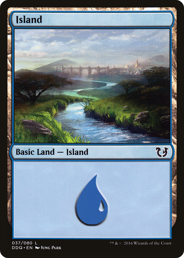 Island (37) [Duel Decks: Blessed vs. Cursed]-1