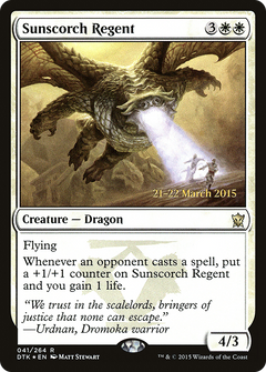Sunscorch Regent [Dragons of Tarkir Prerelease Promos]-1