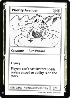 Priority Avenger [Mystery Booster Playtest Cards]-1