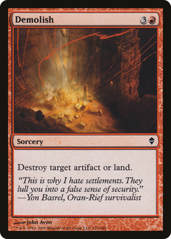 Demolish [Zendikar]-1