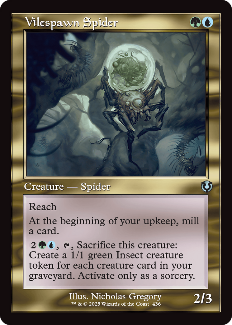 Vilespawn Spider (Retro Frame) (INR-436) - Innistrad Remastered Foil-1