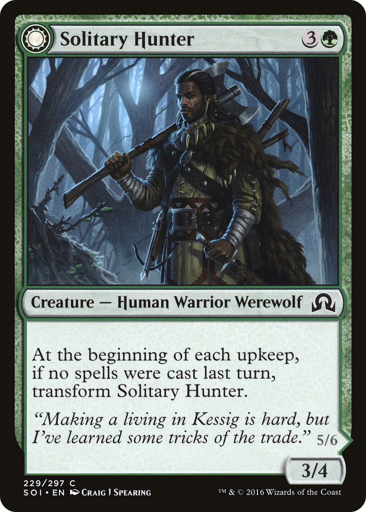 Solitary Hunter // One of the Pack [Shadows over Innistrad]-3