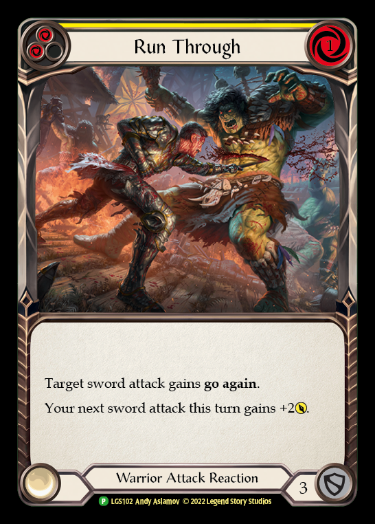Run Through [LGS102] (Promo)  Rainbow Foil-1