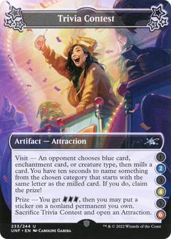 Trivia Contest (2-4-6) (UNF-233) - Unfinity-1
