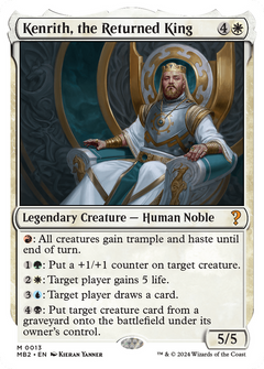 Kenrith, the Returned King (White Border) [Mystery Booster 2]-1