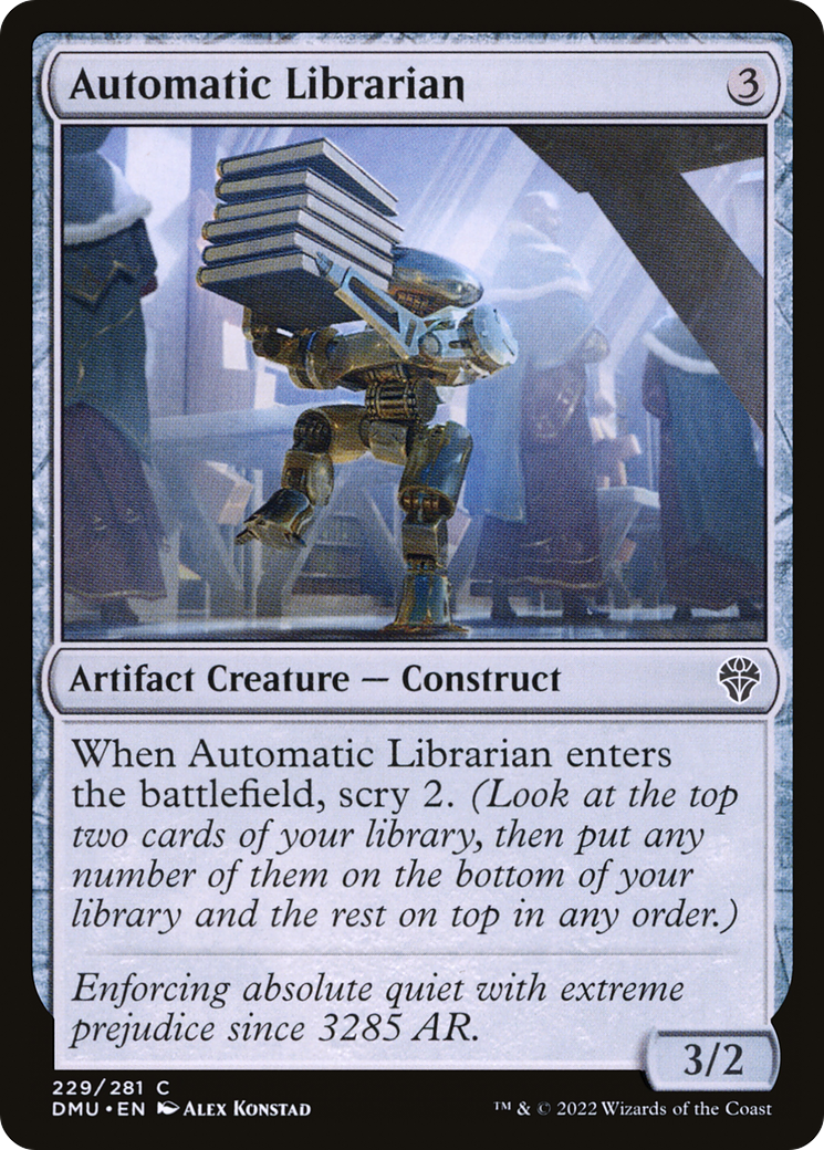 Automatic Librarian [Dominaria United]-1