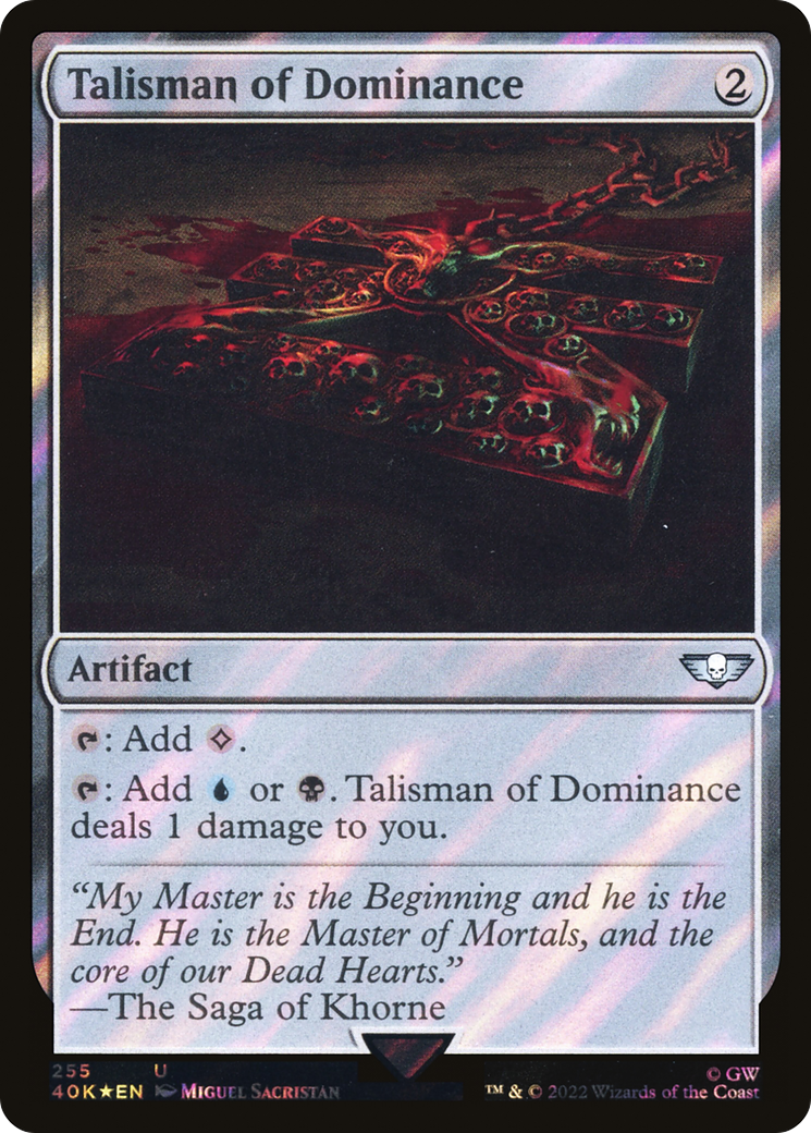 Talisman of Dominance (255) (Surge Foil) [Warhammer 40,000]-1