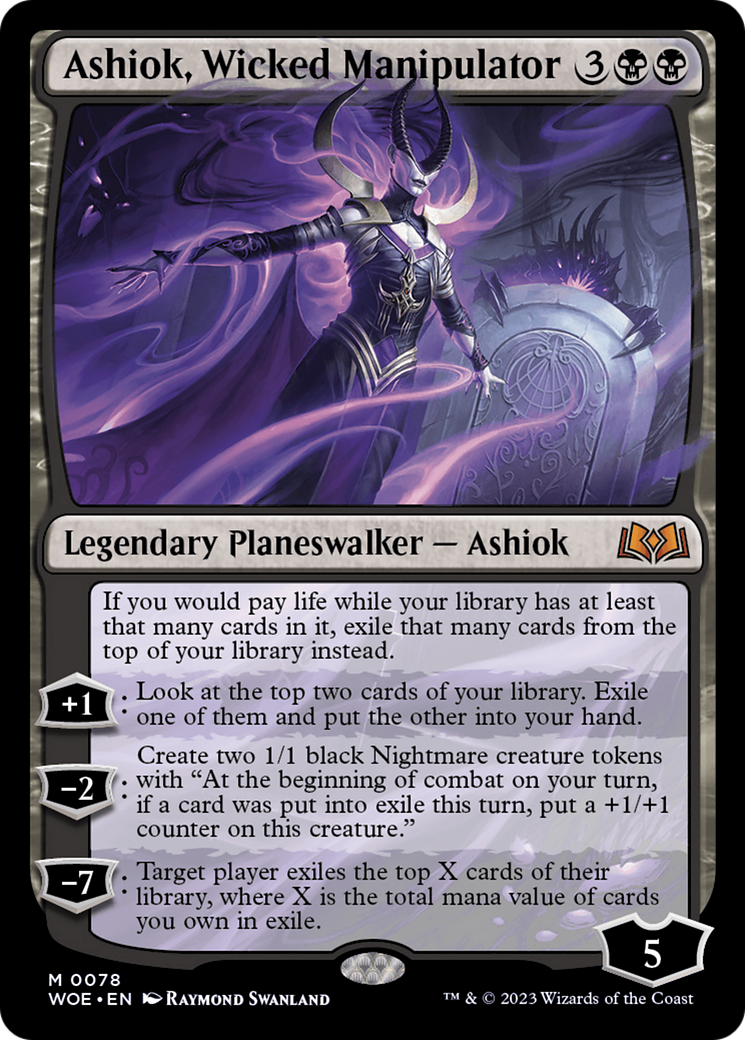 Ashiok, Wicked Manipulator [Wilds of Eldraine]-1