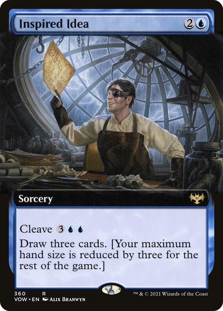 Inspired Idea (Extended Art) [Innistrad: Crimson Vow]-1