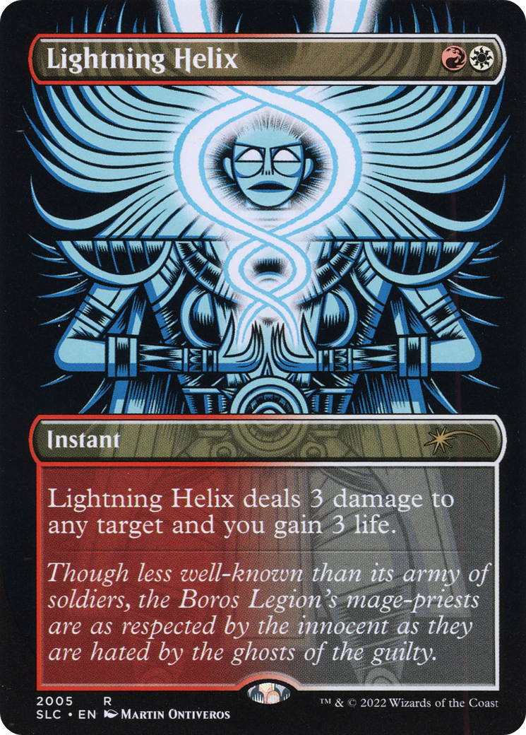 Lightning Helix (Borderless) [Secret Lair Countdown Kit]-1