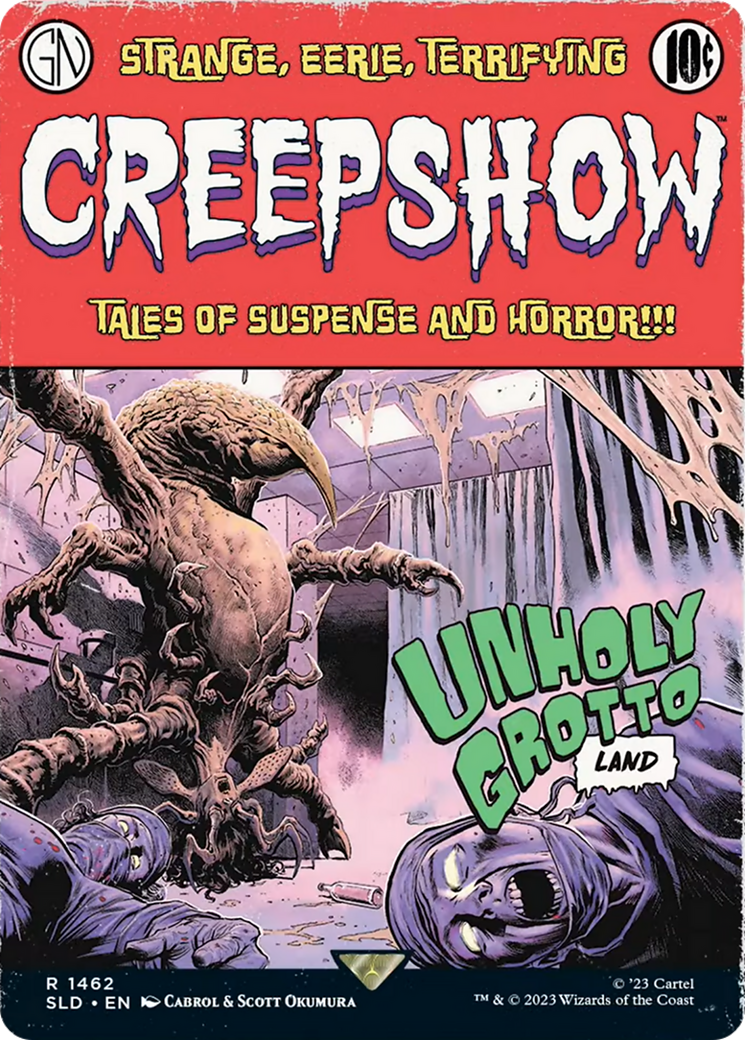 Unholy Grotto (SLD-1462) - Secret Lair Drop: (Full Art) (Borderless)-3