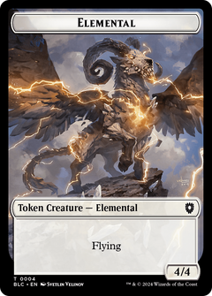 Elemental (TBLC-004) - Bloomburrow Commander Tokens Foil-1