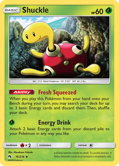 Shuckle (16/214) [Sun & Moon: Lost Thunder]-1