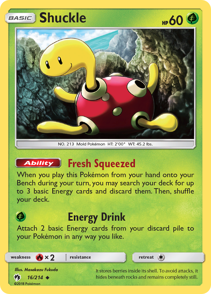 Shuckle (16/214) [Sun & Moon: Lost Thunder]-1