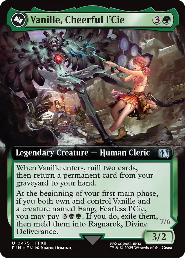 Vanille, Cheerful l'Cie (Extended Art) (FIN-475) - FINAL FANTASY: (Extended Art)-1