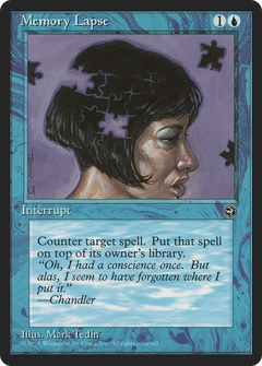 Memory Lapse (Chandler Flavor Text) [Homelands]-1