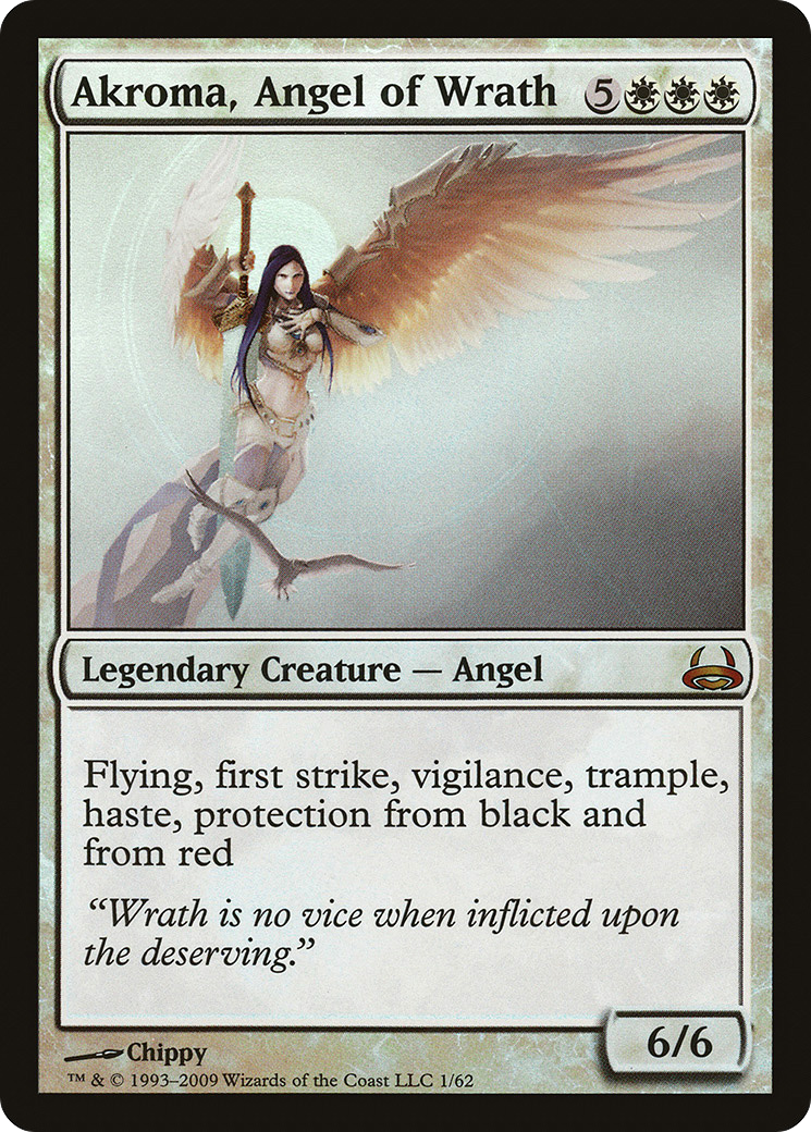 Akroma, Angel of Wrath [Duel Decks: Divine vs. Demonic]-1