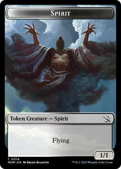 Treasure (21) // Spirit (14) Double-Sided Token [March of the Machine Tokens]-2