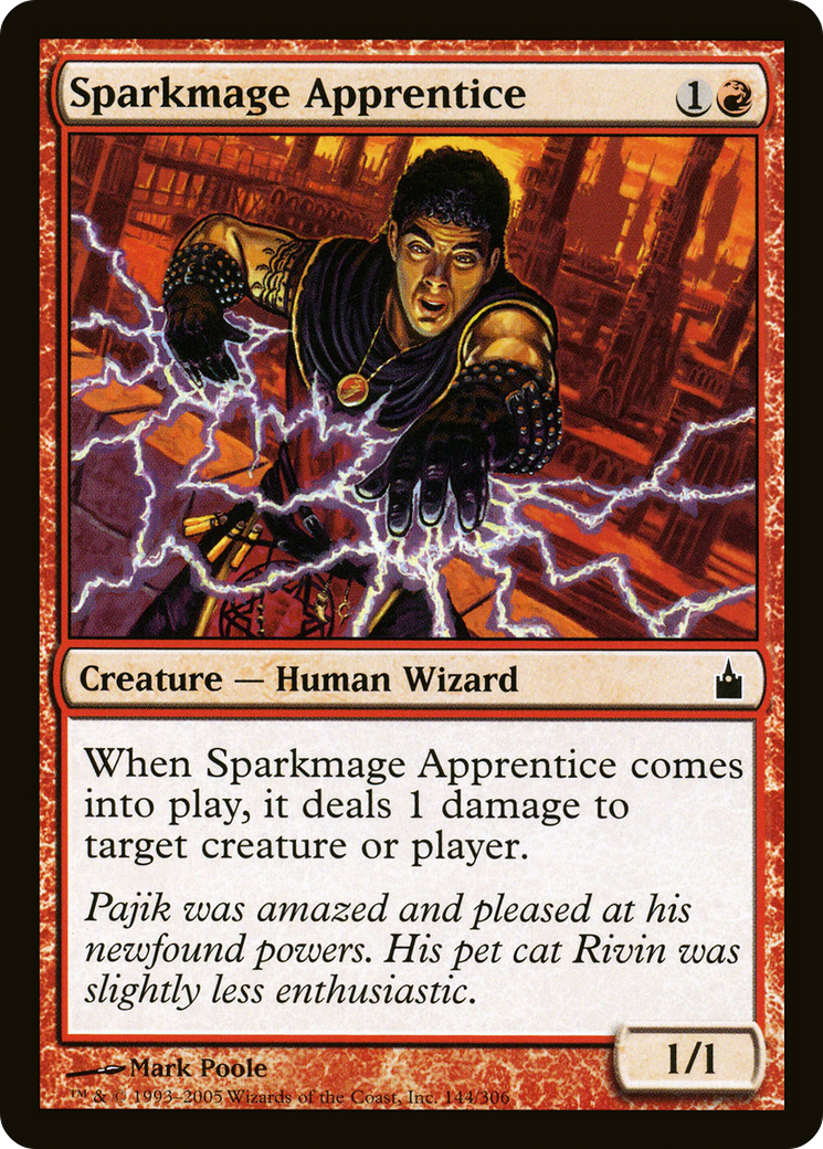Sparkmage Apprentice [Ravnica: City of Guilds]-1
