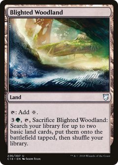 Blighted Woodland [Commander 2018]-1