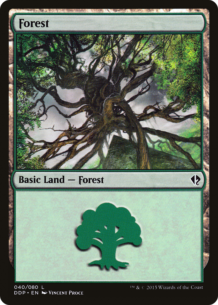 Forest (40) [Duel Decks: Zendikar vs. Eldrazi]-1