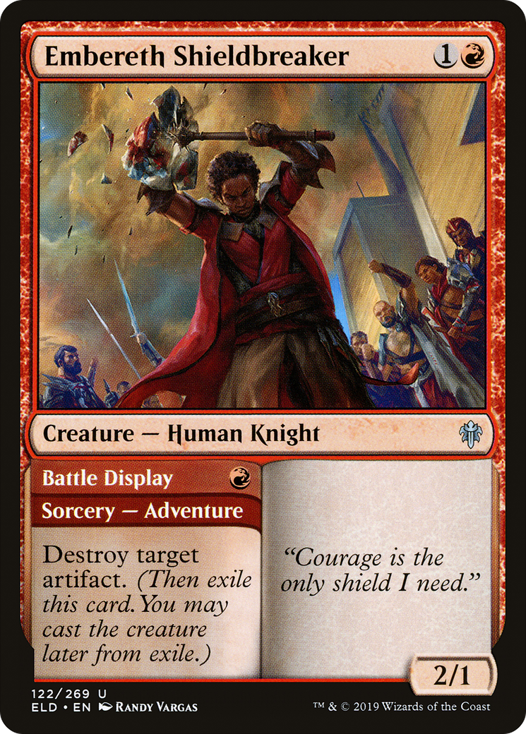 Embereth Shieldbreaker // Battle Display [Throne of Eldraine]-1