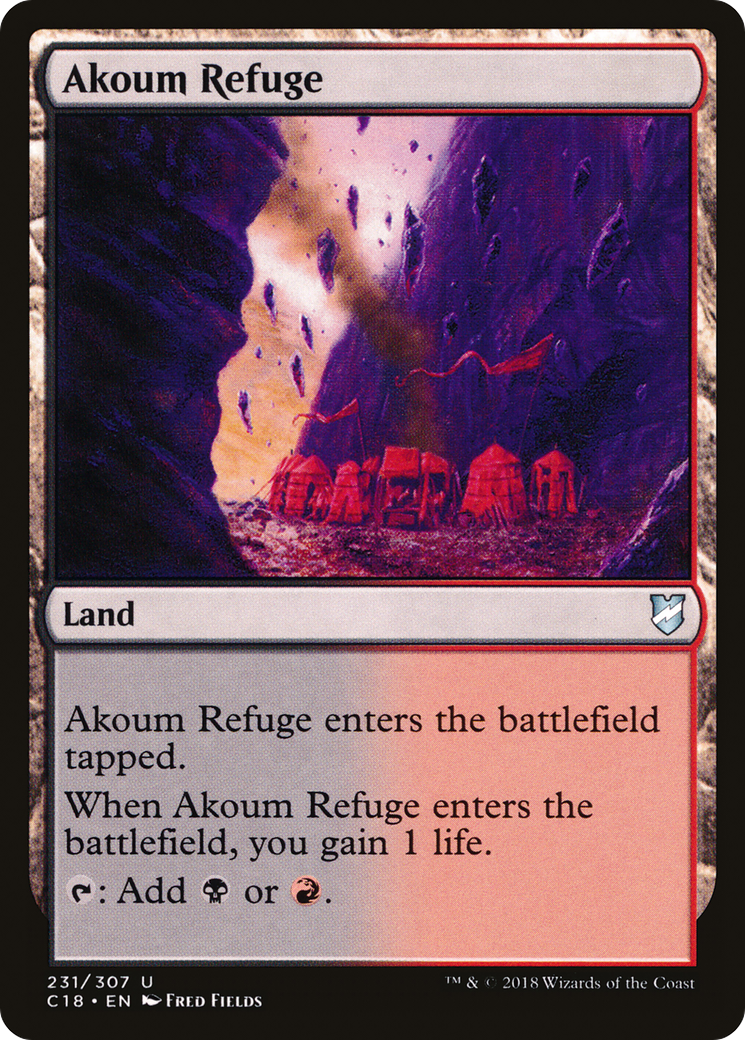 Akoum Refuge [Commander 2018]-1