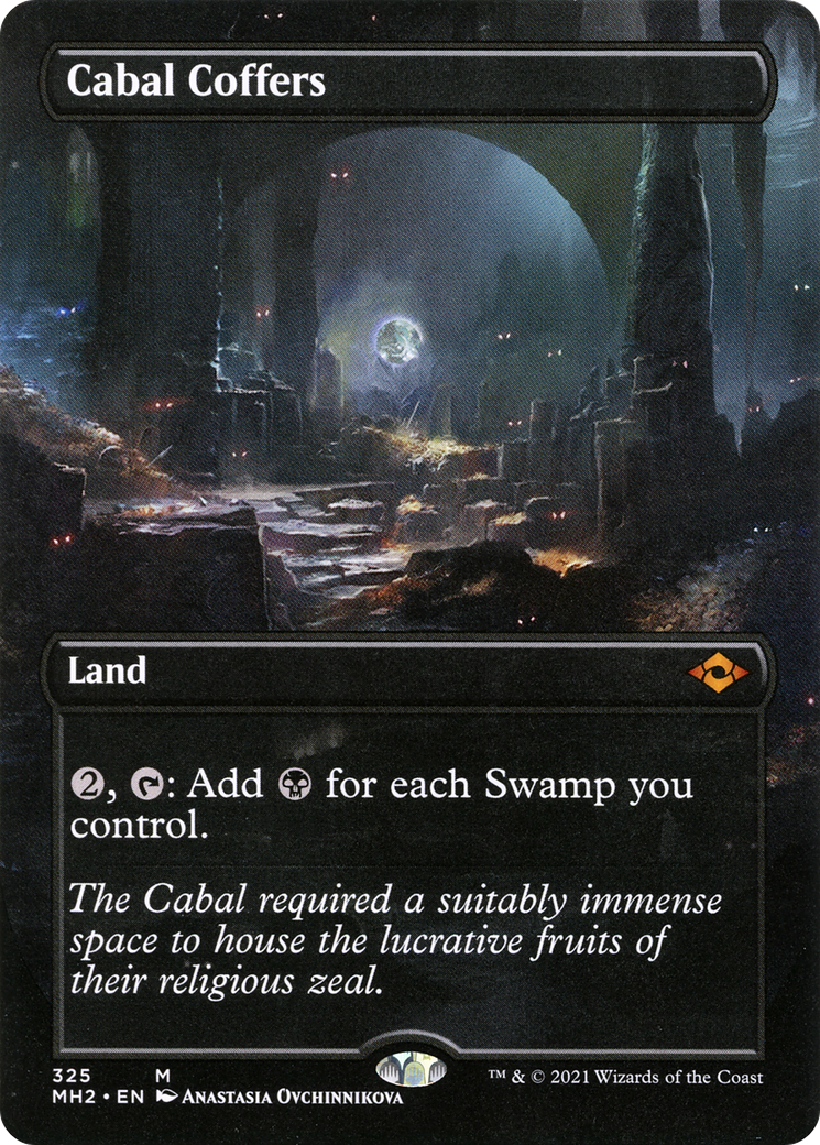 Cabal Coffers (Borderless Alternate Art) [Modern Horizons 2]-3