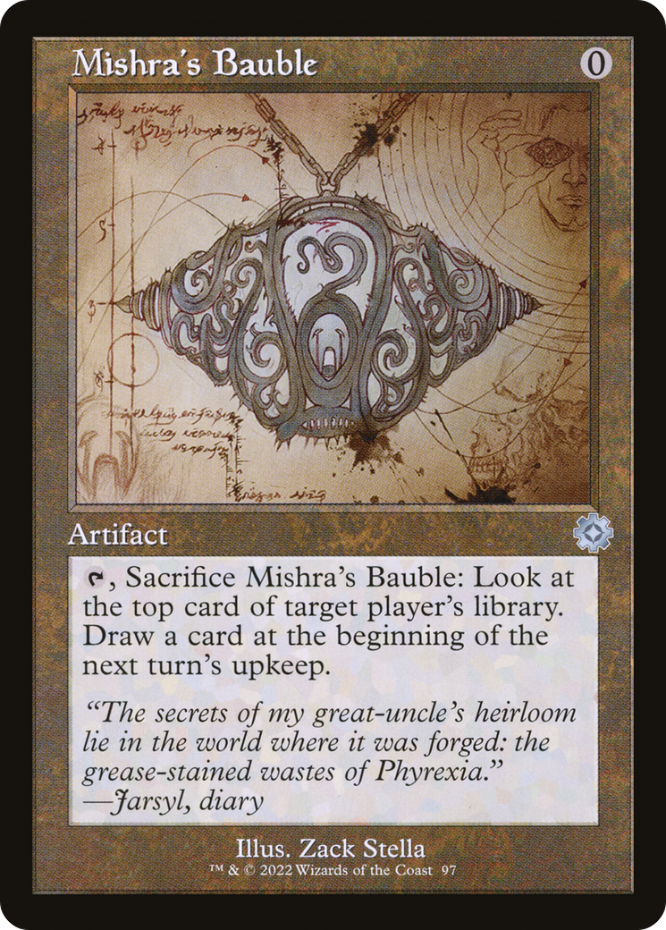Mishra's Bauble (Retro Schematic) [The Brothers' War Retro Artifacts]-1