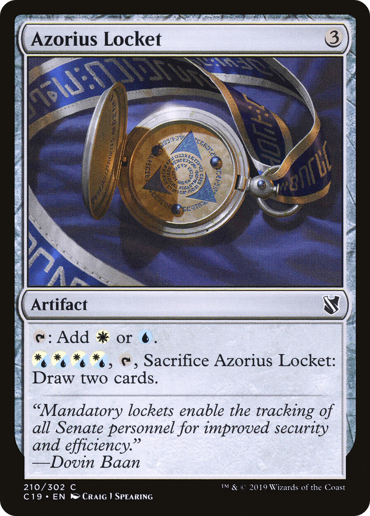 Azorius Locket [Commander 2019]-1