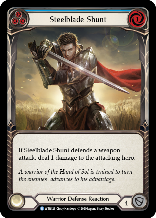 Steelblade Shunt (Blue) [U-WTR128] (Welcome to Rathe Unlimited)  Unlimited Normal-2