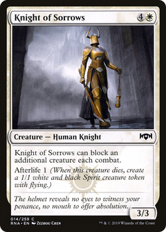 Knight of Sorrows [Ravnica Allegiance]-1