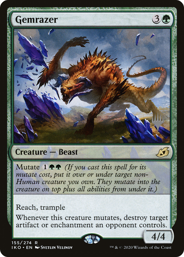 Gemrazer (Promo Pack) [Ikoria: Lair of Behemoths Promos]-1