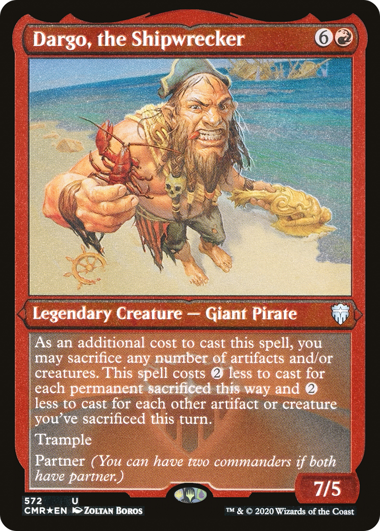 Dargo, the Shipwrecker (Etched) [Commander Legends]-1