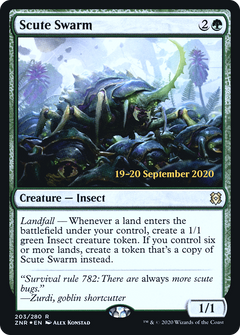Scute Swarm [Zendikar Rising Prerelease Promos]-1