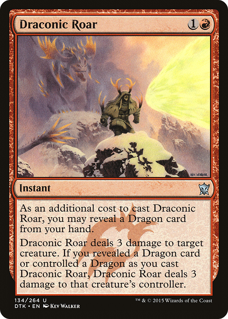 Draconic Roar [Dragons of Tarkir]-1