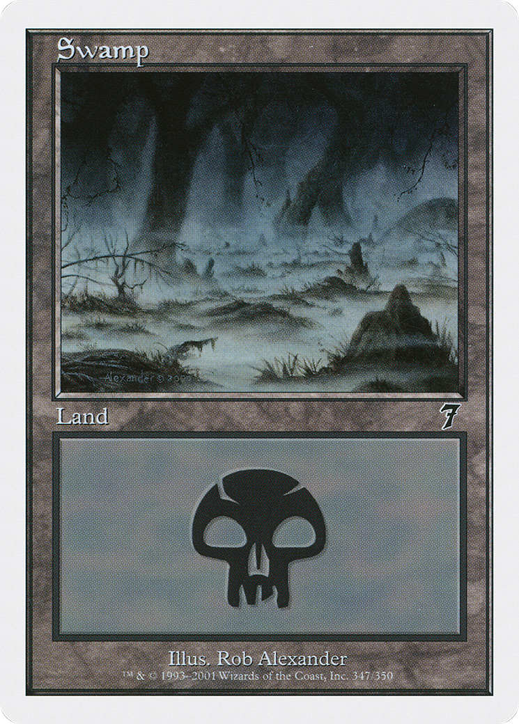 Swamp (347) [Seventh Edition]-1