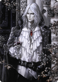 Sorin the Mirthless // Sorin the Mirthless (AVOW-002) - Crimson Vow Art Series (Borderless) Foil-3