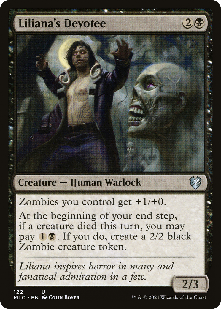 Liliana's Devotee [Innistrad: Midnight Hunt Commander]-1