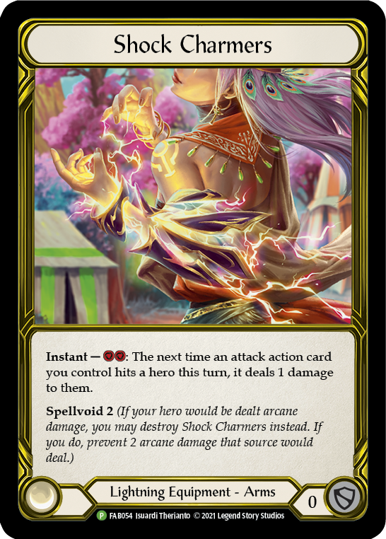 Shock Charmers (Golden) [FAB054] (Promo)  Cold Foil-1