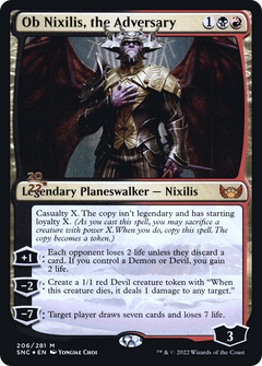 Ob Nixilis, the Adversary [Streets of New Capenna Prerelease Promos]-1