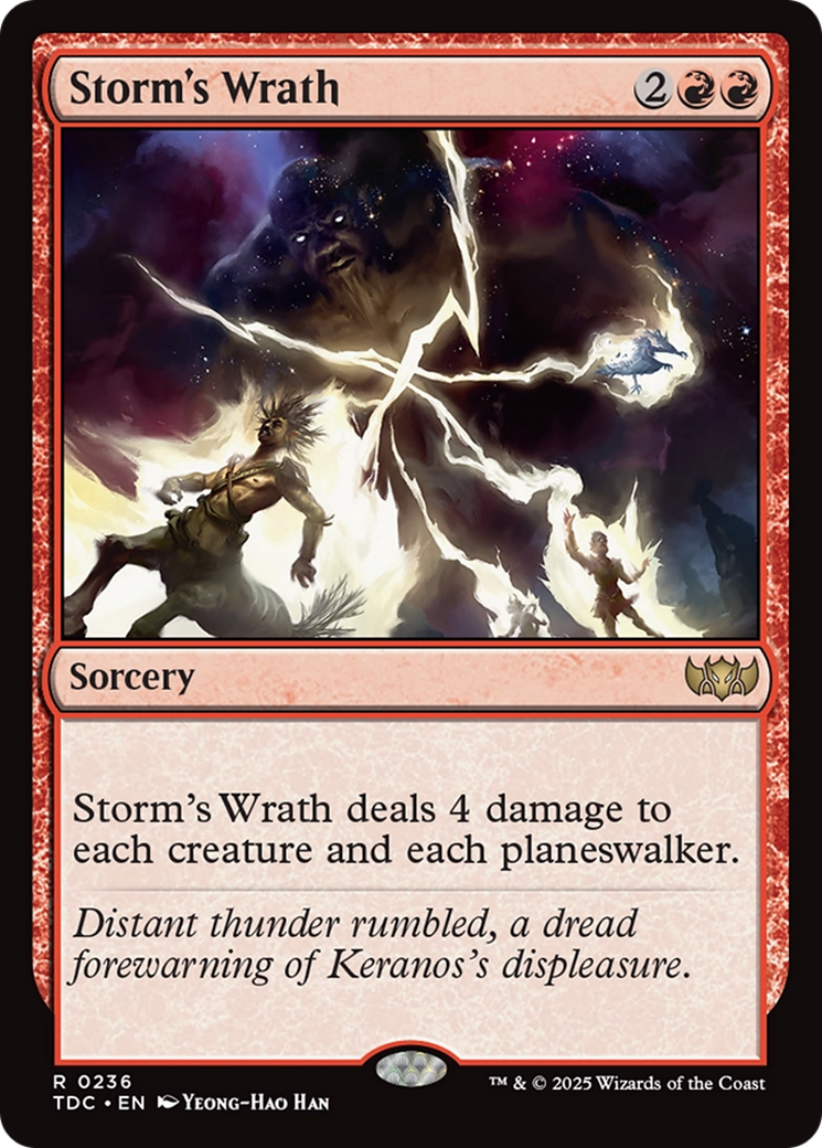 Storm's Wrath [Tarkir: Dragonstorm Commander]-1