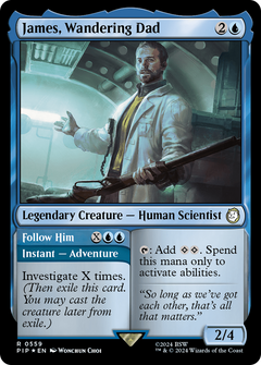 James, Wandering Dad // Follow Him (Surge Foil) [Fallout]-1