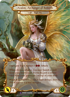 Figment of Rebirth // Avalon, Archangel of Rebirth (Marvel) [DTD009] (Dusk Till Dawn)  Cold Foil-2